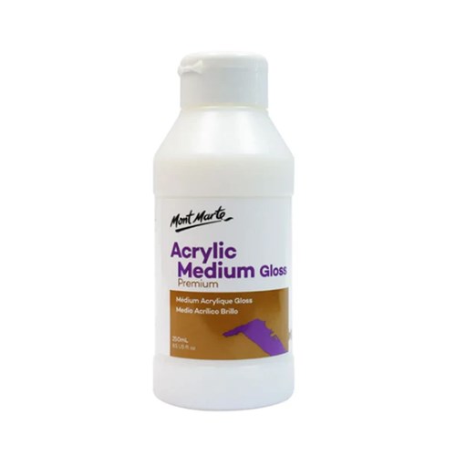 MONT MARTE ACRYLIC MEDIUM Gloss 250ml